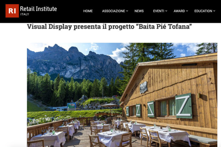Retail Institute – Rassegna stampa – Ristorante Baita Piè Tofana – Cortina d’Ampezzo Retail Institute - Rassegna stampa - Ristorante Baita Piè Tofana - Cortina d’Ampezzo