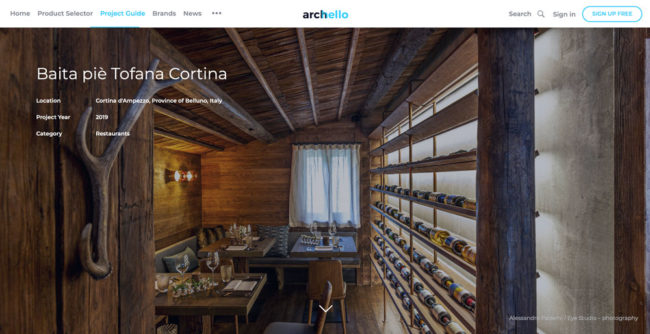 Archello – Rassegna stampa – Ristorante Baita Piè Tofana – Cortina d’Ampezzo Archello - Rassegna stampa - Ristorante Baita Piè Tofana - Cortina d’Ampezzo