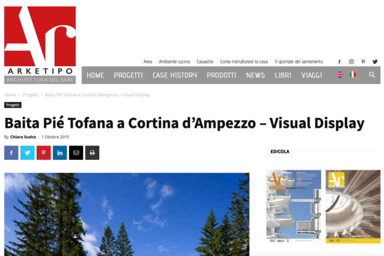 Arketipo – Rassegna stampa – Ristorante Baita Piè Tofana – Cortina d’Ampezzo Arketipo - Rassegna stampa - Ristorante Baita Piè Tofana - Cortina d’Ampezzo