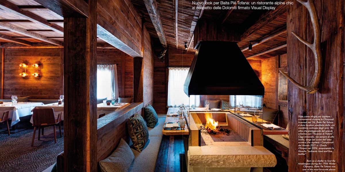 Atelier - Rassegna stampa - Ristorante Baita Piè Tofana - Cortina d’Ampezzo