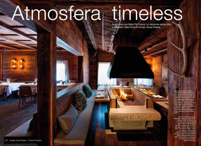 Atelier – Rassegna stampa – Ristorante Baita Piè Tofana – Cortina d’Ampezzo Atelier - Rassegna stampa - Ristorante Baita Piè Tofana - Cortina d’Ampezzo